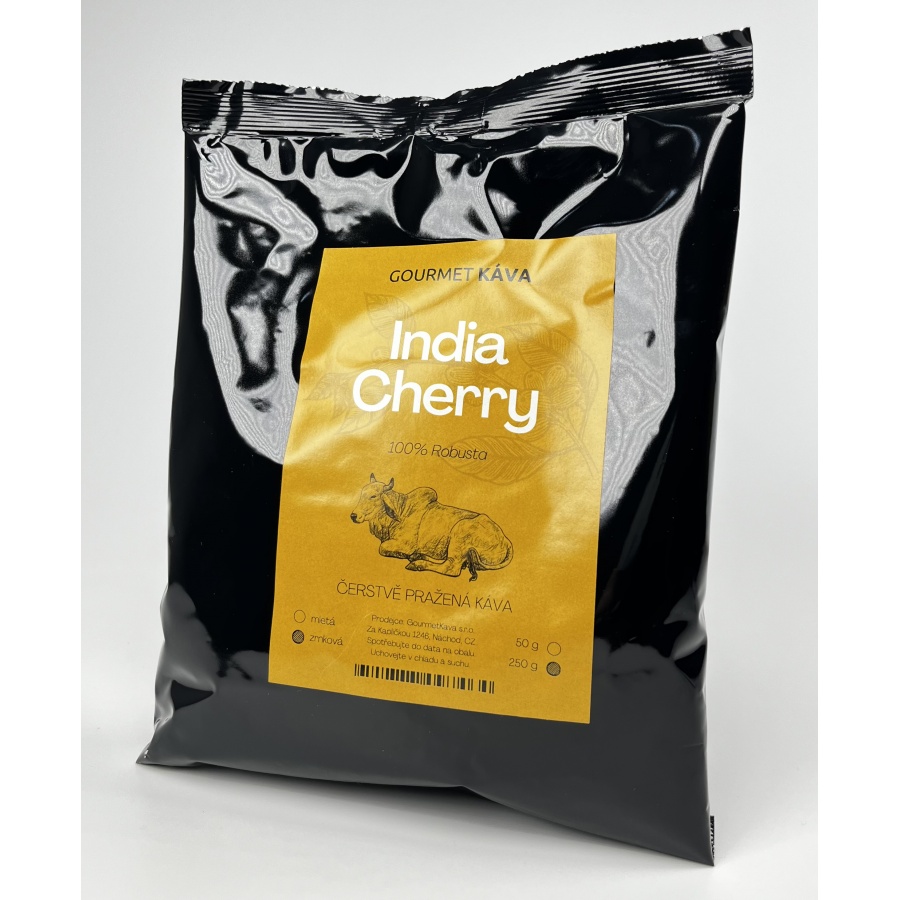 Indie Cherry, cafea ROBUSTA boabe întregi