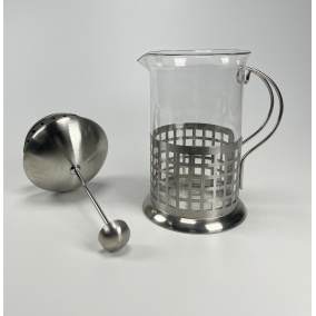 French press 1L Kaffia Gourmet din oțel inoxidabil 2