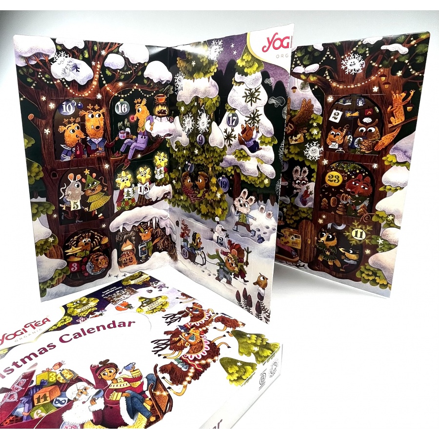 Calendar de Advent de Crăciun organic Yogi Tea 45,9 g