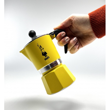 Bialetti Rainbow 3 galben cafetieră moka