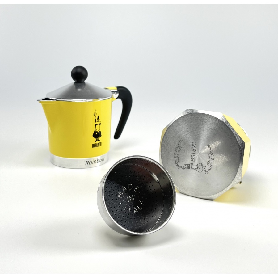 Bialetti Rainbow 3 galben cafetieră moka