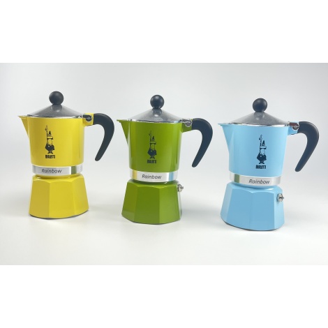Bialetti Rainbow 3 zielony dzbanek moka