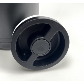 Termos Kaffia 1 l cu mâner din lemn - NEGRU 2