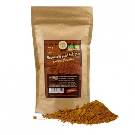 Pudră de cacao BIO natural 10/12, 200g fabrica de ciocolată Troubelice