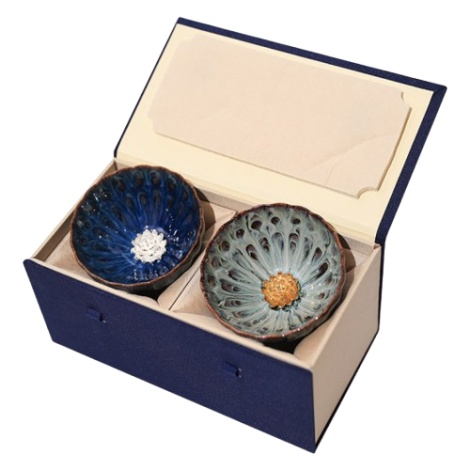 Cești Kaffia Blossom - Set cadou