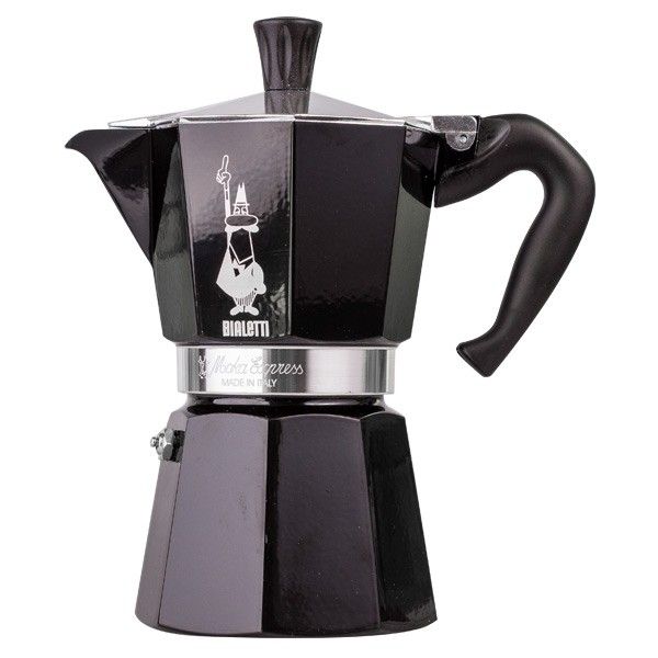 Bialetti Negru Moka Express 6 Moka Pot