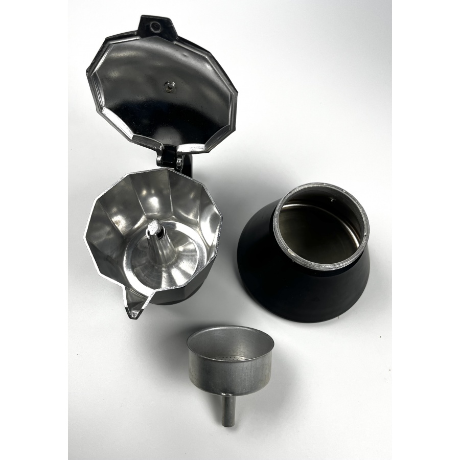 Cafetieră Moka Kaffia Black 6 căni - UZATĂ / REDUCERE