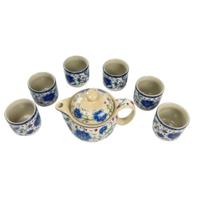 Set de ceai Kaffia Fierbător cu 6 cești