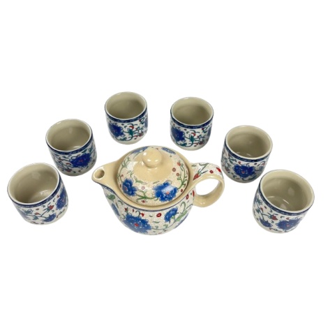 Set de ceai Kaffia Fierbător cu 6 cești