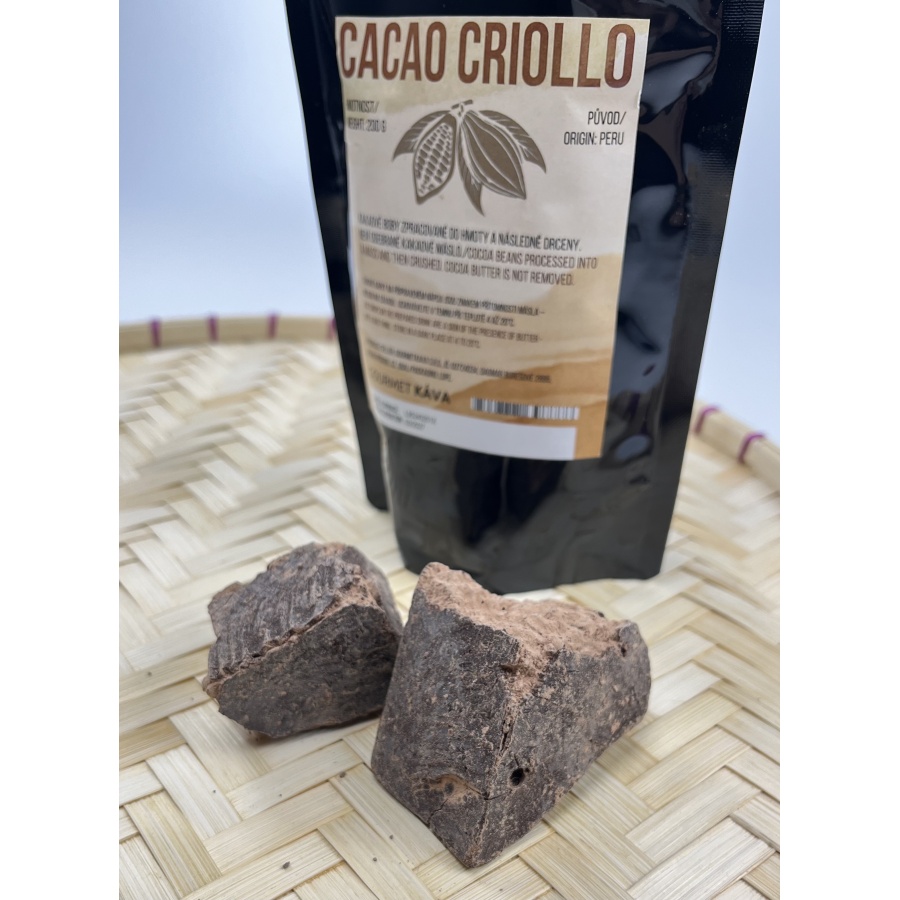 Ceremonial cacao Criollo bucăți 200g