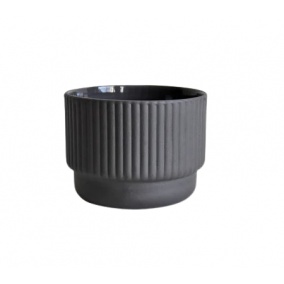 Kaffia Style Cappuccino Cup 230 ml - gri închis