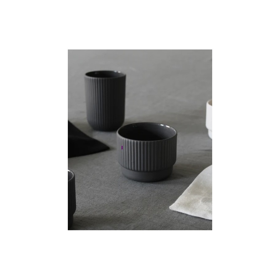 Kaffia Style Cappuccino Cup 230 ml - gri închis