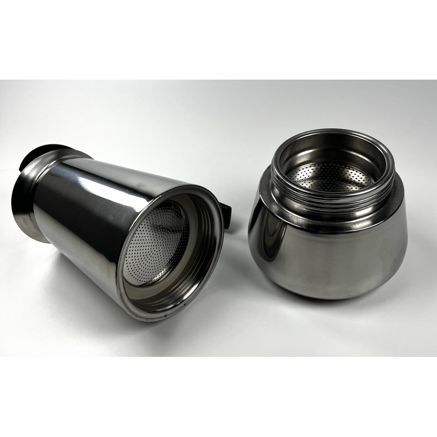 Oală Moka Kaffia 9 căni din oțel inoxidabil