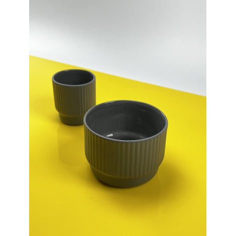 Kaffia Style Cappuccino Cup 230 ml - gri închis