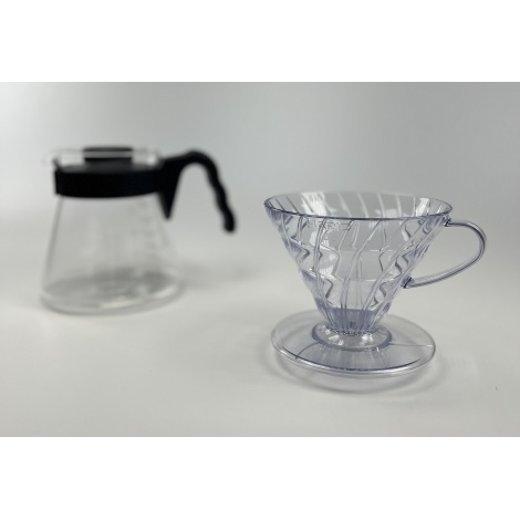 Hario V60 Pour Over Craft - negru (VCND-02B-EX)