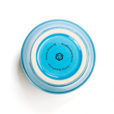 Icosa Avensi Wave Ceașcă ceramică AERESSO Atlantis Albastru 180 ml