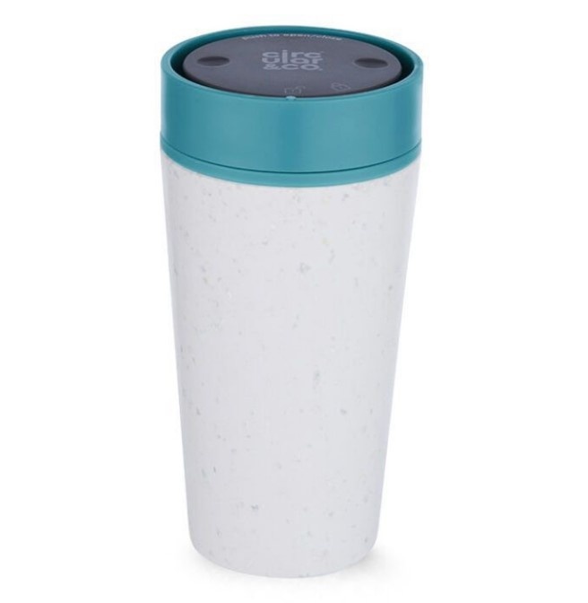 Cupă circulară (rcup) Cretă și acvamarin 340 ml