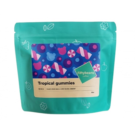 Fiftybeans Indonezia Tropical gummies 200g