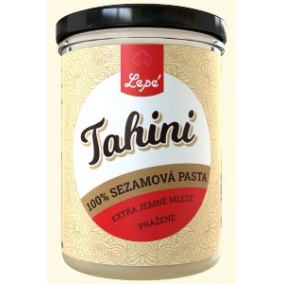 Lepé Tahini 400 g – pastă de susan 100%, fără gluten și fără ulei de palmier