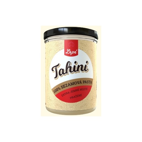Lepé Tahini 400 g – pastă de susan 100%, fără gluten și fără ulei de palmier