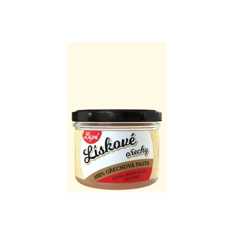 Lepé Pastă de alune 200g - 100% alune, fără gluten și ulei de palmier