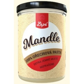 Lepé Masło migdałowe 400g - 100% naturalna pasta orzechowa