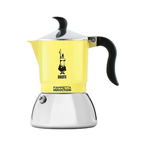 Bialetti Moka Induction Fiammetta - 2 căni galben NOU