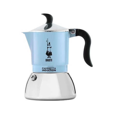 Bialetti Moka Induction Fiammetta - 2 căni albastru deschis NOU
