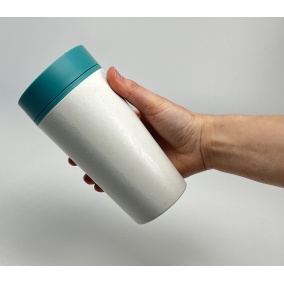 Cupă circulară (rcup) Cretă și acvamarin 340 ml 2