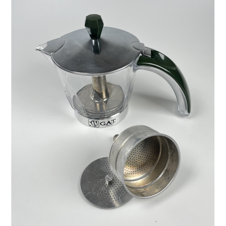 G.A.T. Vintage 4-6 cafetieră moka electric verde - FOLOSIT / REDUCERE