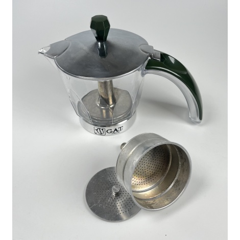 G.A.T. Vintage 4-6 cafetieră moka electric verde - FOLOSIT / REDUCERE