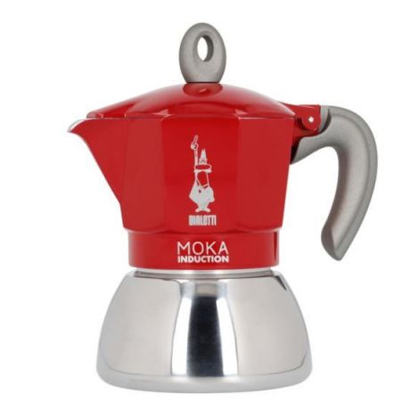 Bialetti Moka Induction 4 căni roșu - FOLOSIT / REDUCERE