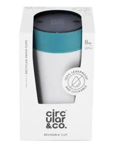 Cupă circulară (rcup) Cretă și acvamarin 227 ml 2
