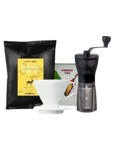 Set Hario V60 pentru cafea filtrată