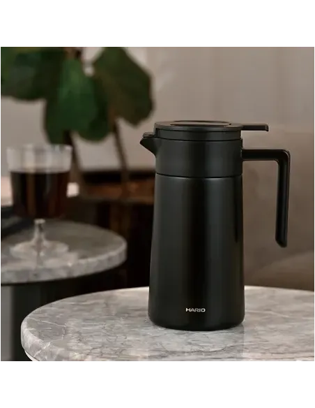 Ulcior termo Hario 600 ml cu suprafață ceramică - BLACK