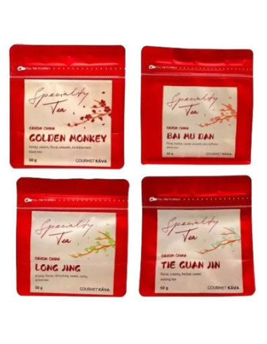 Set de degustare de 3+1 ceaiuri vrac Ceai de specialitate