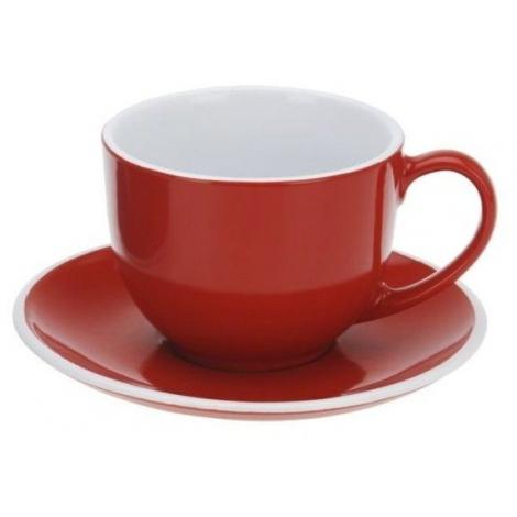 Šálek na cappuccino 220ml červený