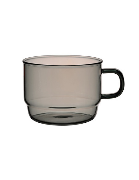 Hario Colors Stack Mug Cup sklenička 300 ml - Šedá