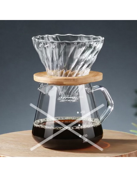 Picurător Kaffia Glass 2-4 căni