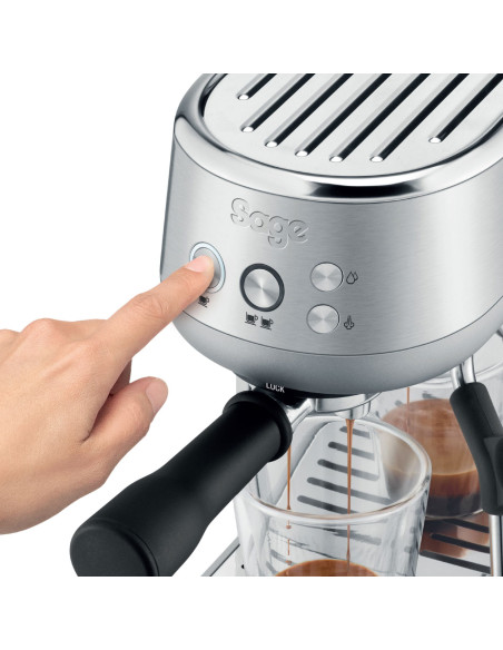 Aparat de cafea cu pârghie SAGE SES450BSS argintiu