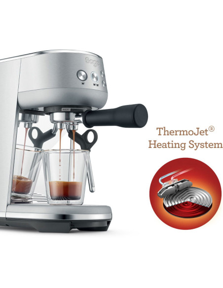 Espressor cu portafiltru SAGE SES450BSS argintiu THE BAMBINO