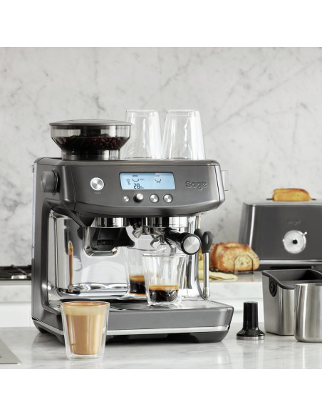 Aparat de cafea SAGE SES878BST Espresso, argintiu
