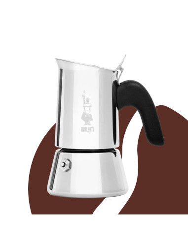 Bialetti Venus 4 cești, ceainic moka cu inducție
