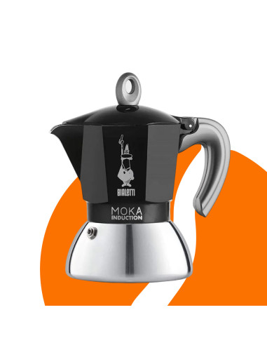 Bialetti Moka Inducție 4 cești negru NOU