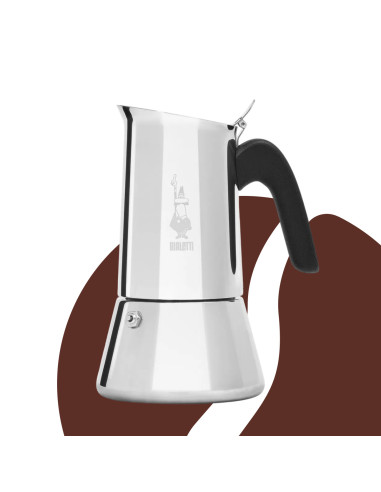 Bialetti Venus 6 cești, ceainic moka cu inducție, cu inducție