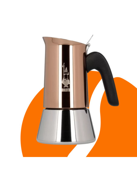 Oală Moka Bialetti Venus Copper 6 cești