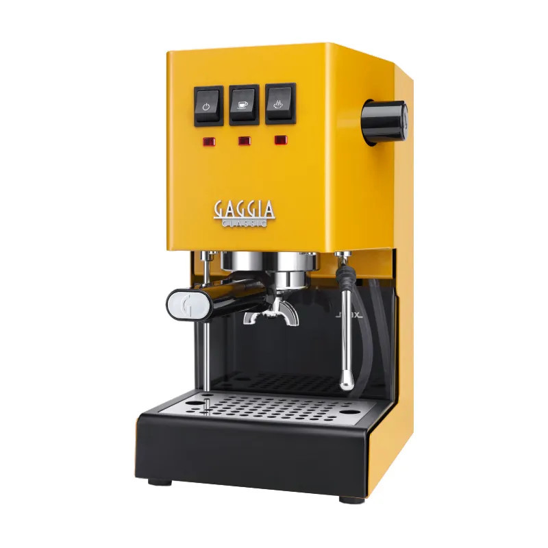 Mașină de cafea cu pârghie GAGGIA Classic E24 – galbenă
