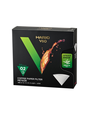 Filtre de hârtie Hario Meteor V60-02 50 buc rapid VCF-02-50MT