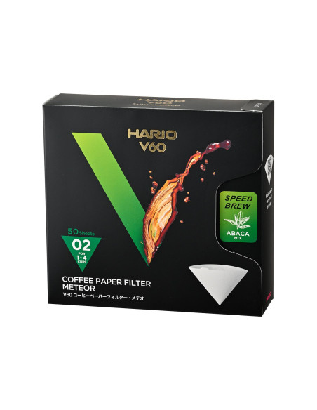 Filtre de hârtie Hario Meteor V60-02 50 buc rapid VCF-02-50MT