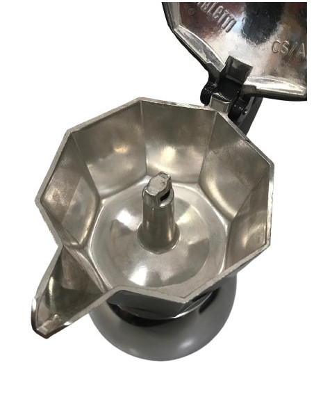 Bialetti Moka Induction 4 căni negru - Defect cosmetic / REDUCERE